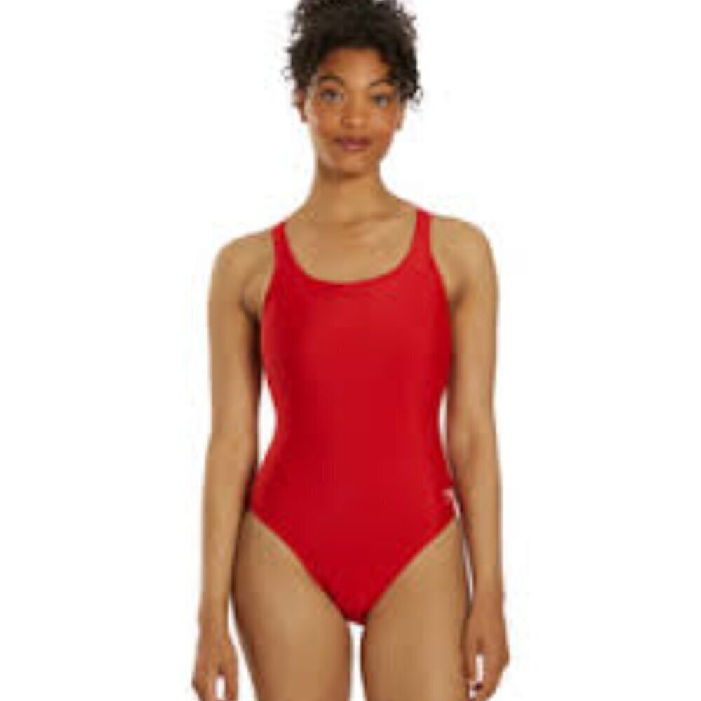 Speedo Red One-Piece Swimsuit